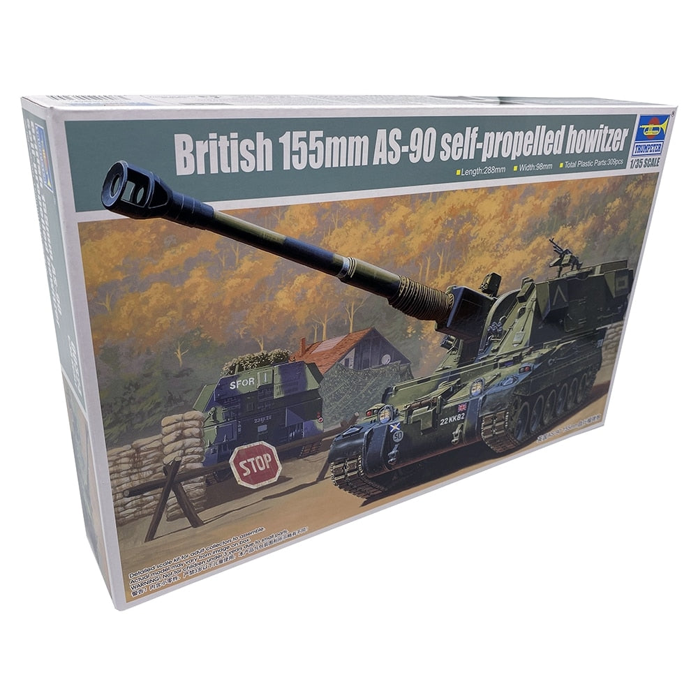 Trumpeter 1:35 AS-90 British 155mm SP Howitzer Plastic Model 00324