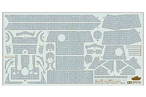 Tamiya Panth Ausf G Early Zimmerit Sticker 12646