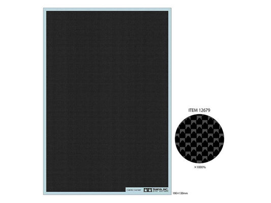 Tamiya 1/24 Carbon Decal Plain Fine 12679