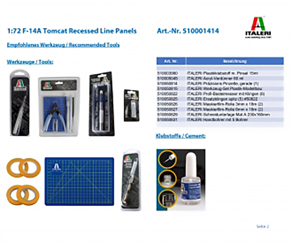 Italeri 1/72 F-14A Tomcat 1414