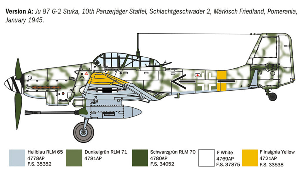 Italeri JU-87G-2 Kanonenvogel 1466
