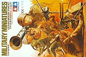Tamiya U.S. Gun And Mortar Team 35086