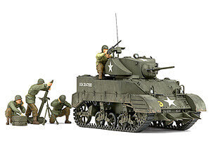Tamiya 1/35 M5A1 W/4 Figures 35313