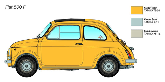 Italeri Fiat 500 Upgraded Edition 4715
