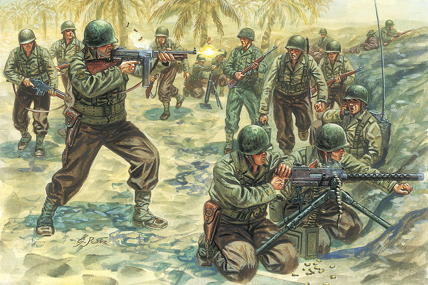 Italeri 1/72 2Nd Ww American Infantry C 6120