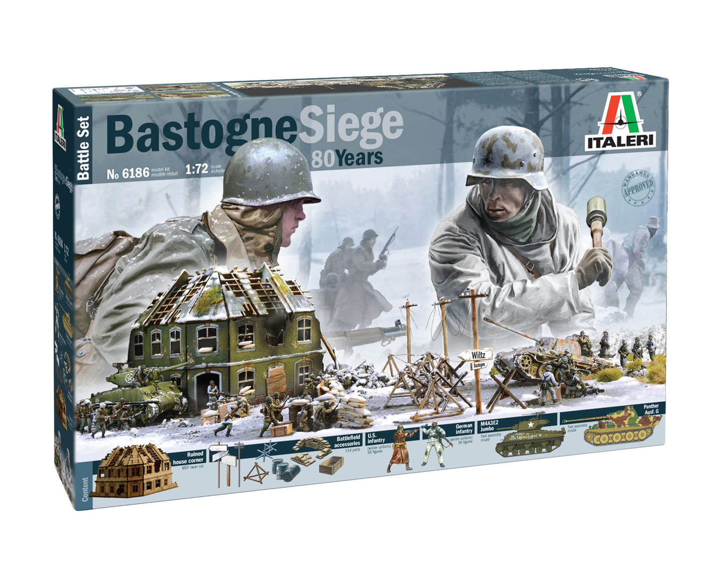 Italeri Bastogne Siege MDF Version 80th Anniversary 6186