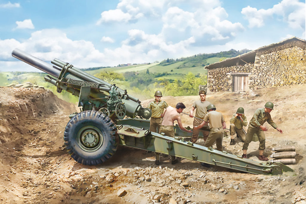 Italeri M1 155Mm Gun With Crew C 6581