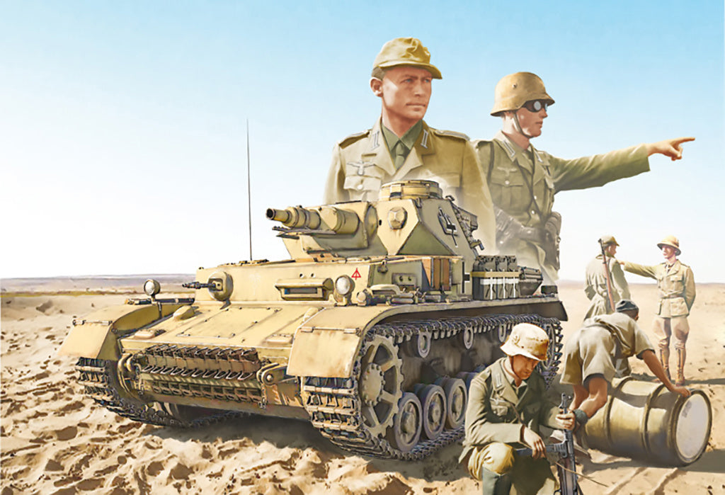 Italeri Pz Iv F1/F2/G With Africa Korps 6593