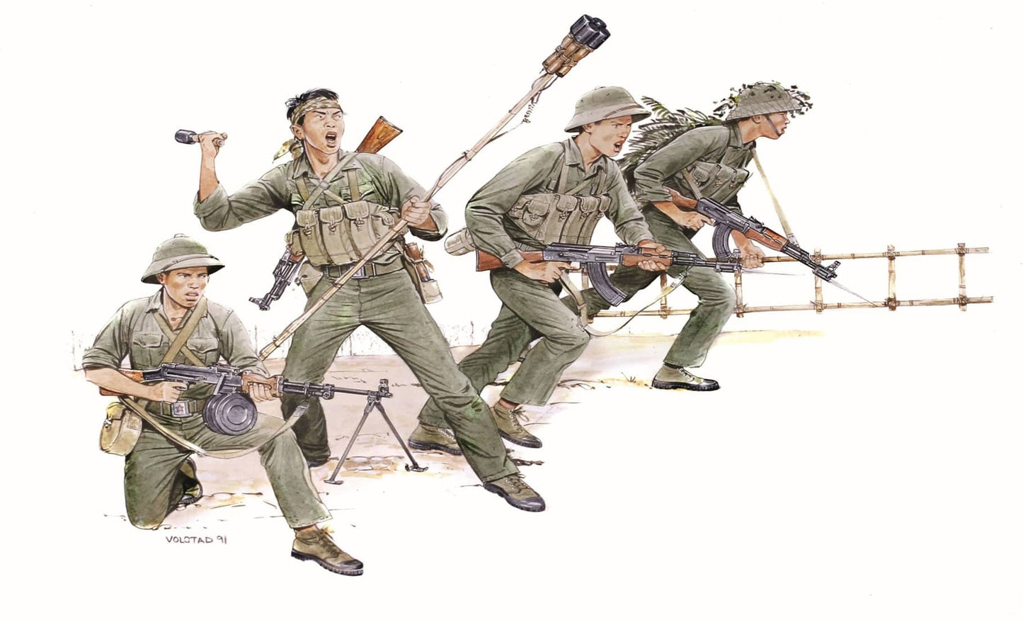 Dragon 1/35 NVA Sapper Team D3308