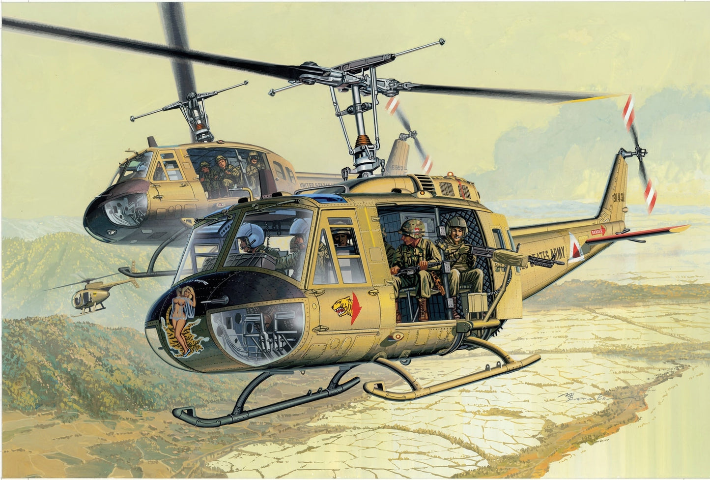 Dragon 1/35 UH ID Huey D3538