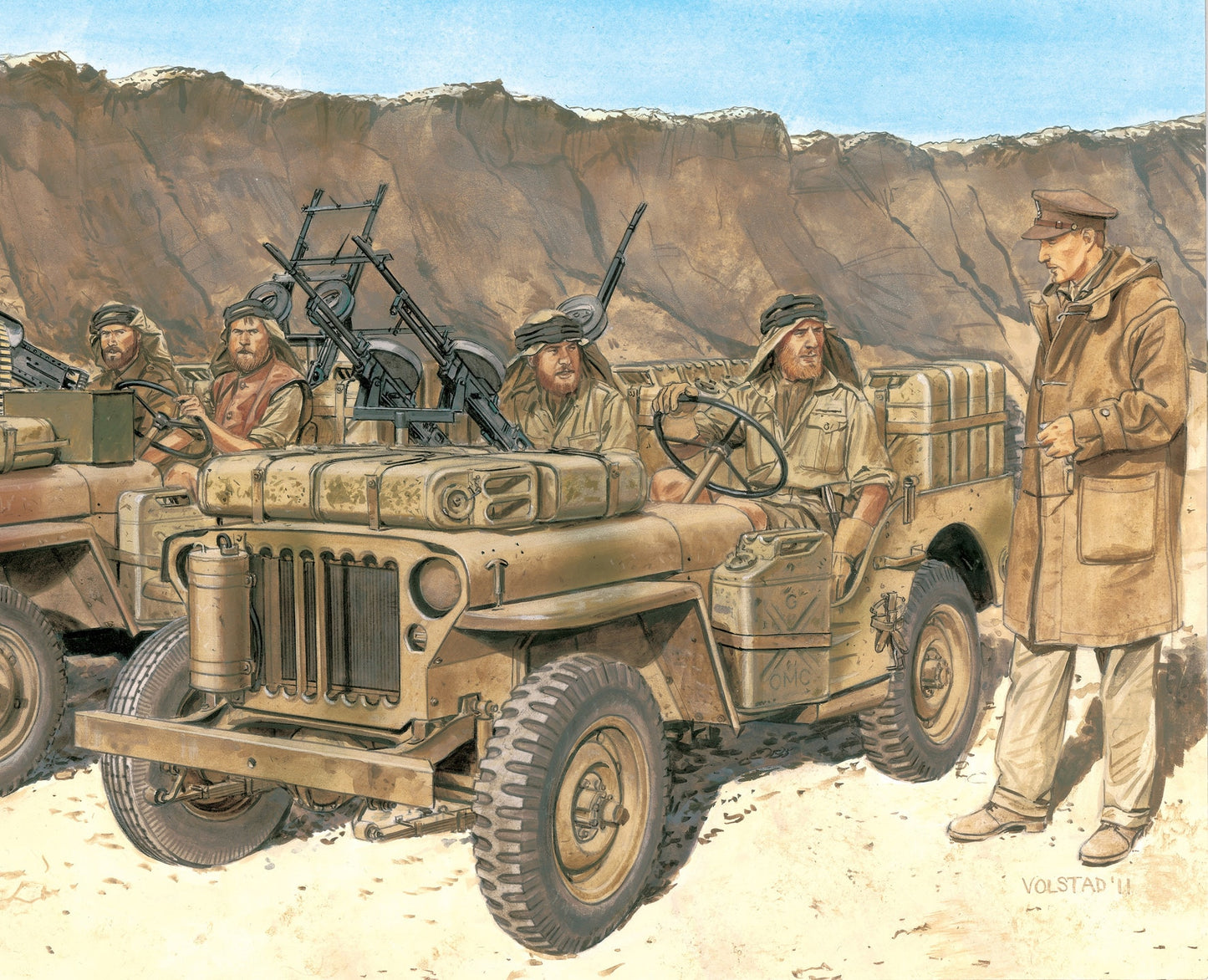 Dragon SAS 1/4 TON 4X4 COMMANDER'S CAR (SMART KIT) D6724