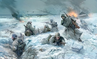 Zvezda German Infantry Winter RR Z3627