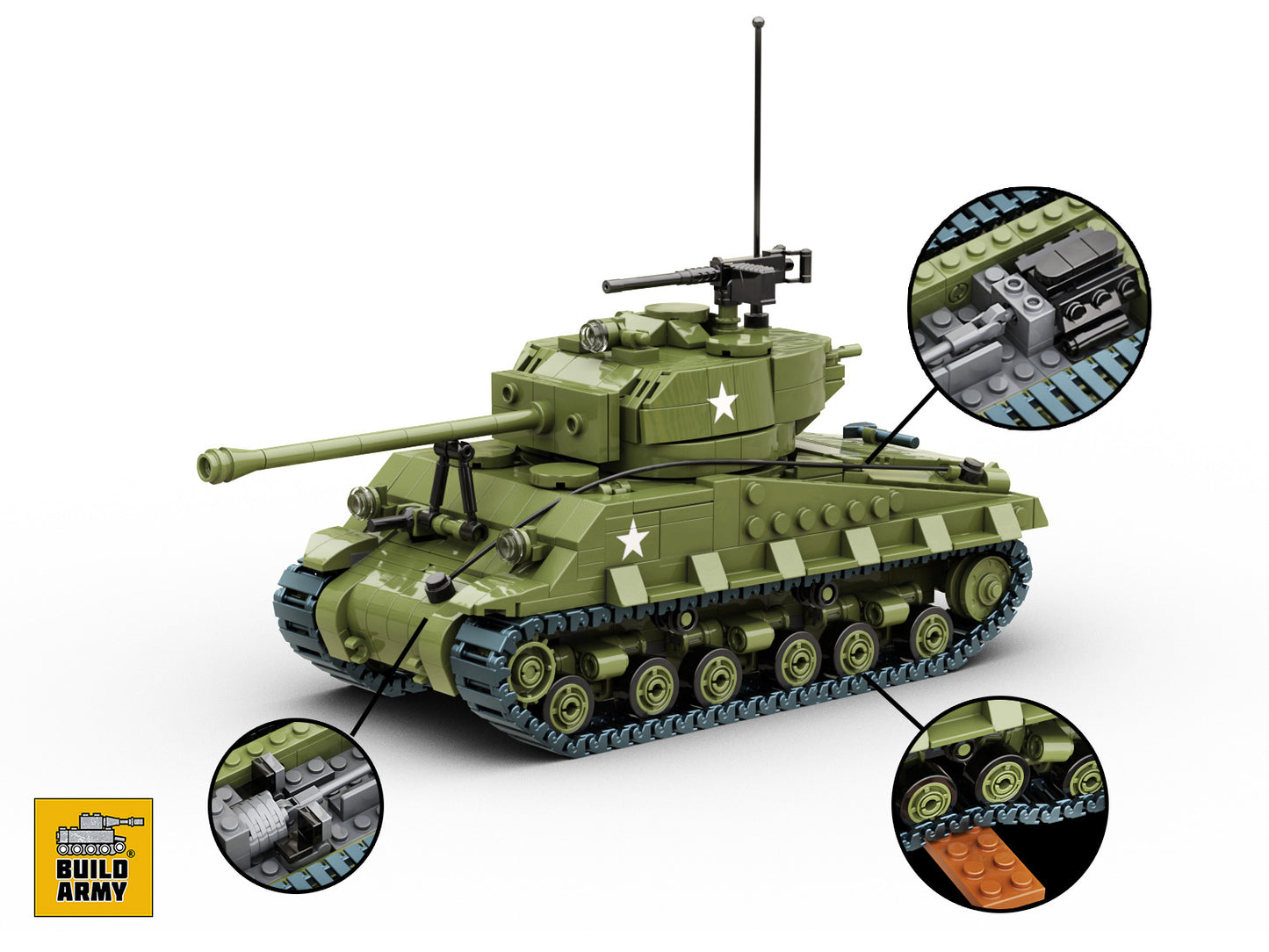 Build Army M4A3E8 Easy8 B1002