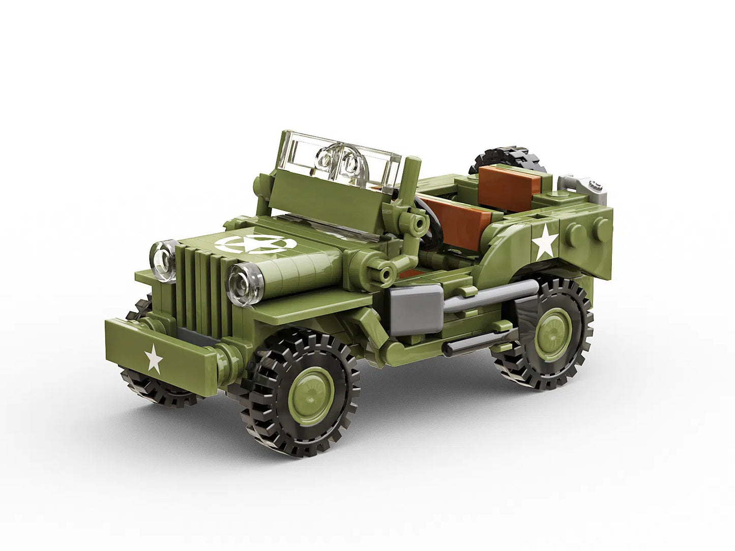 Build Army Willys MB Jeep Utility Vehicle B1101