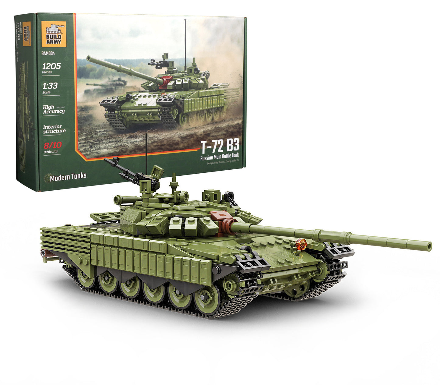 Build Army T-72 B3 Main Battle Tank BM004