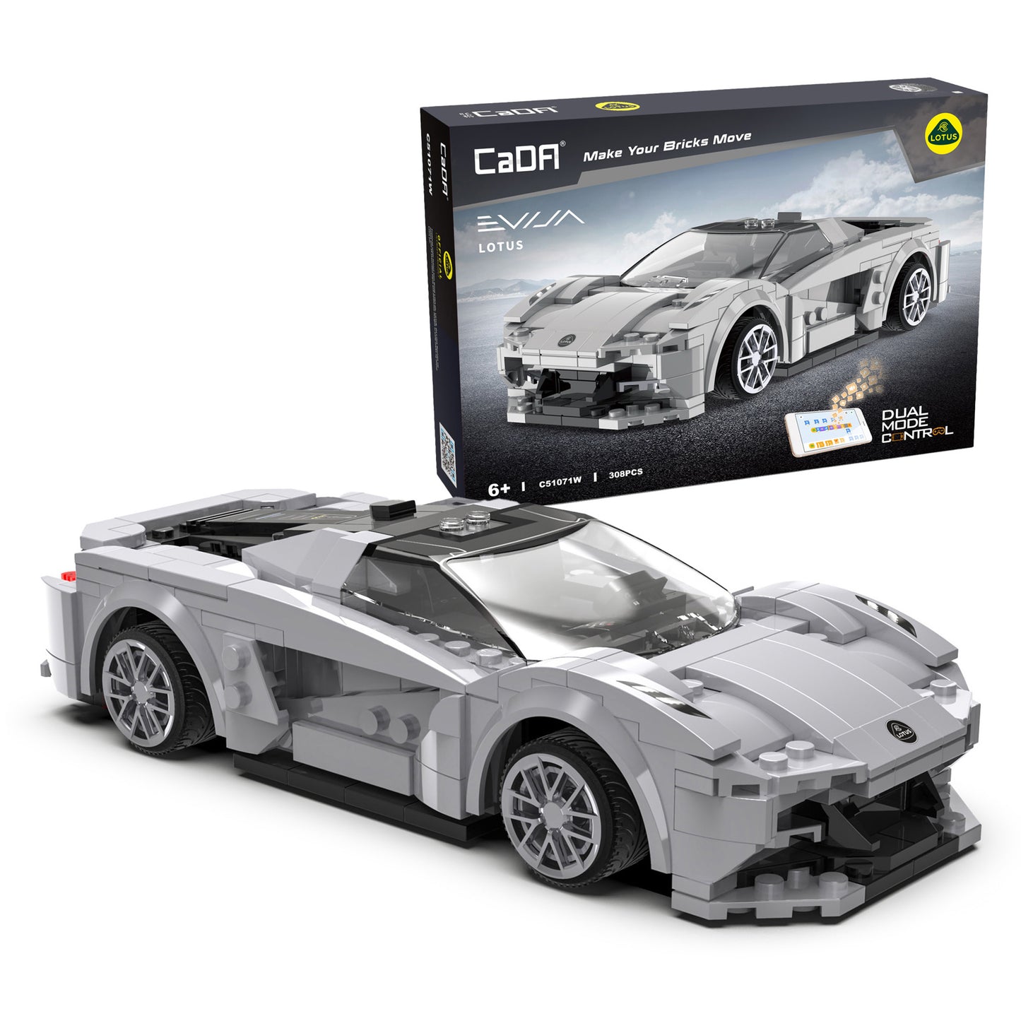 CaDA 1:18 Lotus Evija Sports Car - 308 pcs C51071W