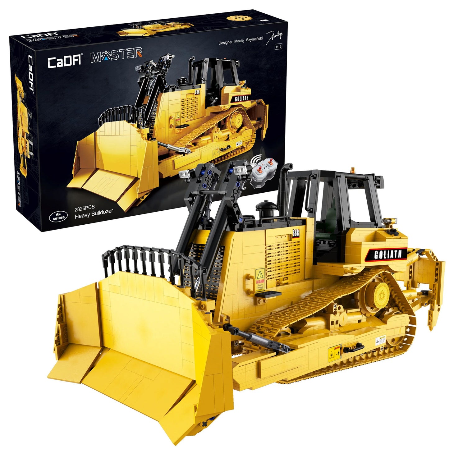 CaDA RC Heavy Goliath Bulldozer - 2826 pcs C61056W