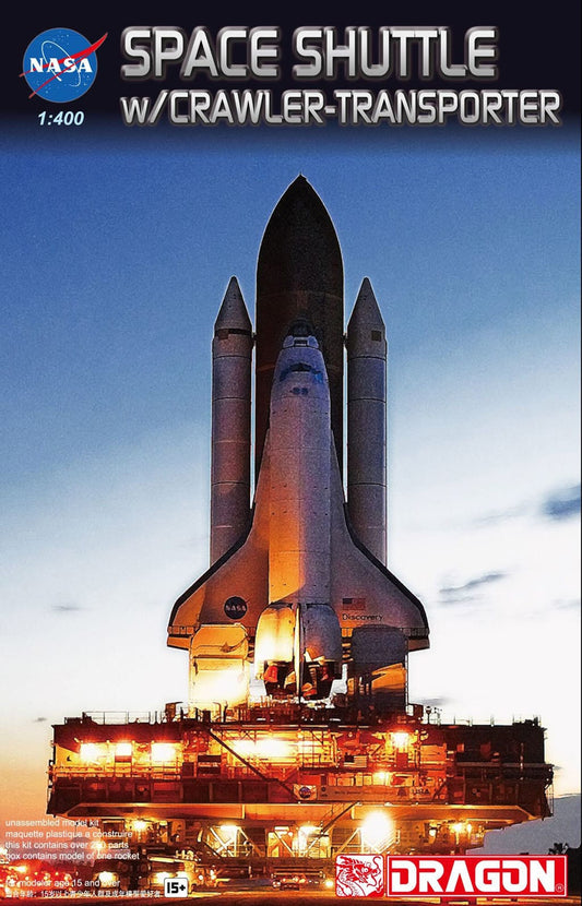Dragon 1/400 Space Shuttle W/Crawler D11023