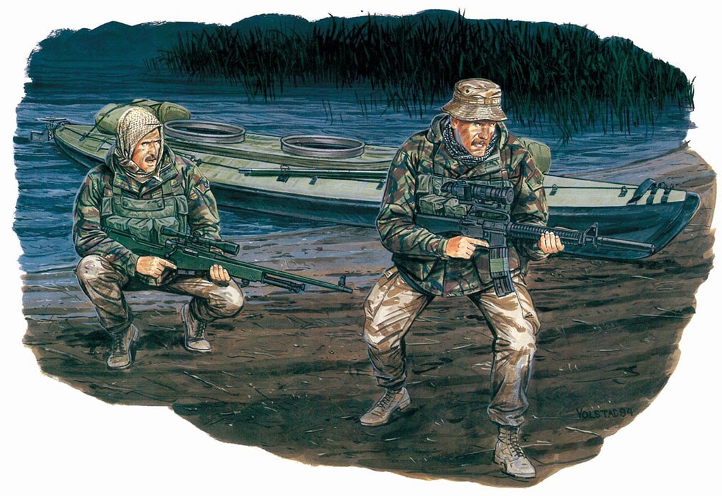 Dragon 1/35 BRITISH SBS W/KAYAK D3023