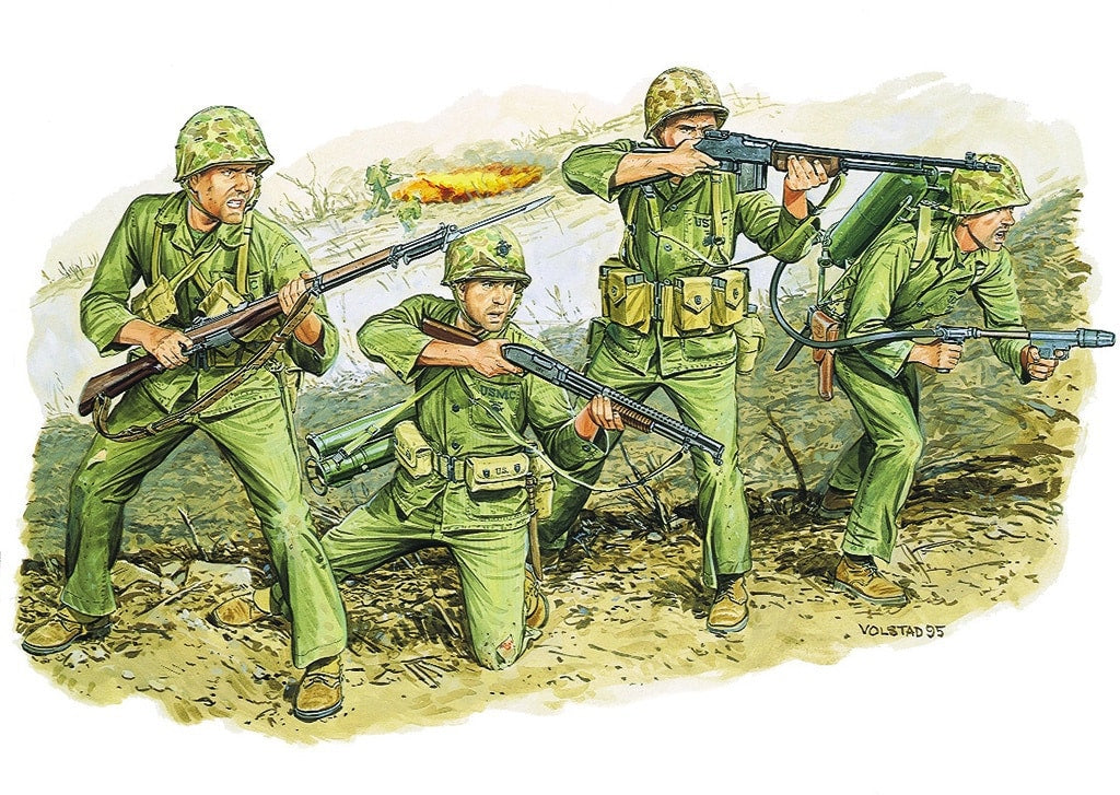 Dragon Us Marines (Iwo Jima 1945 D6038