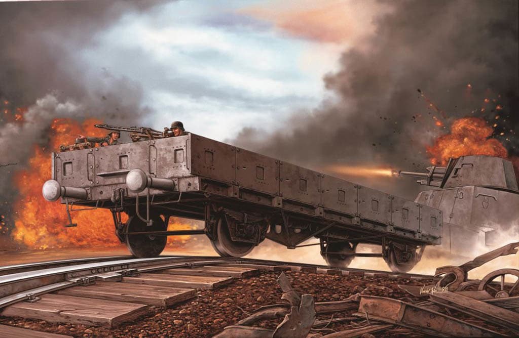 Dragon German Railway Flatbed D6085