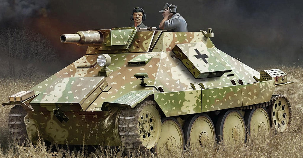 Dragon "1/35 Vollkettenaufkl?rer 38 w/7.5cm Kanone 51 L/24 (with Interior) D6815