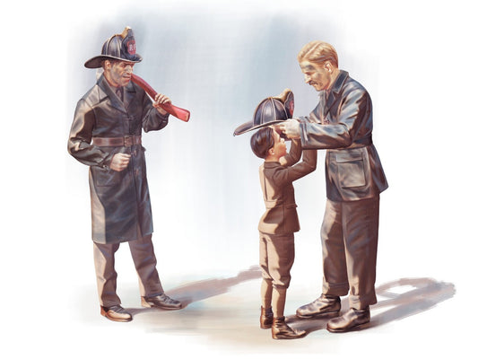 American Firemen (1910s) 3 Figures ICM24005