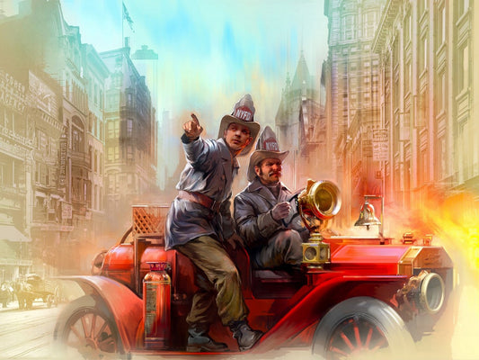 American Fire Truck Crew (1910s) 2 Figures ICM24006