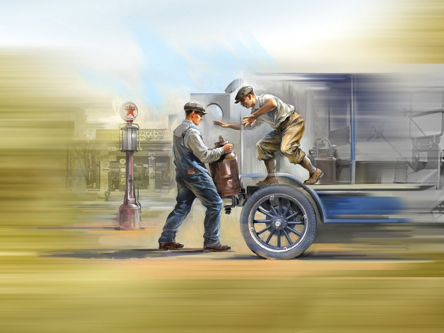 American Gasoline Loaders (1910s) 2 Figures ICM24018