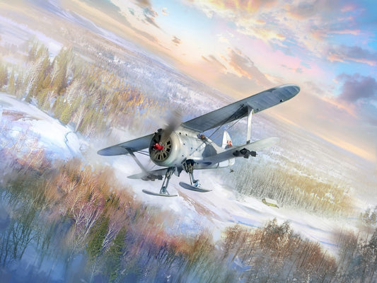 I-153 (Winter Version), WWII Soviet Fighter Plane ICM32011