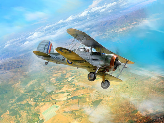 Gloster Sea Gladiator Mk.II, WWII British Naval Fighter Plane ICM32042