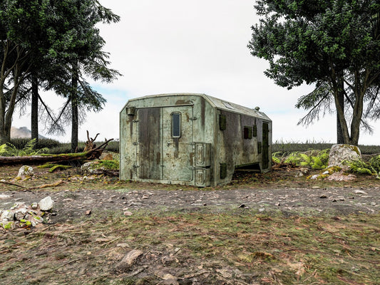 Truck Box Body of Military Vehicle (KUNG) ICM35010