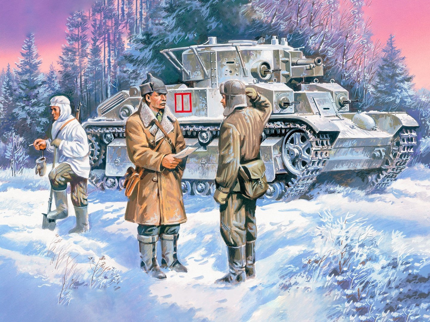 Red Army Infantry (1939-1942) 3 Figures ICM35051