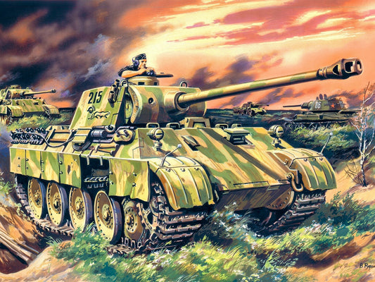 Pz.Kpfw.V Panther Ausf.D, WWII German Tank                    ICM35361