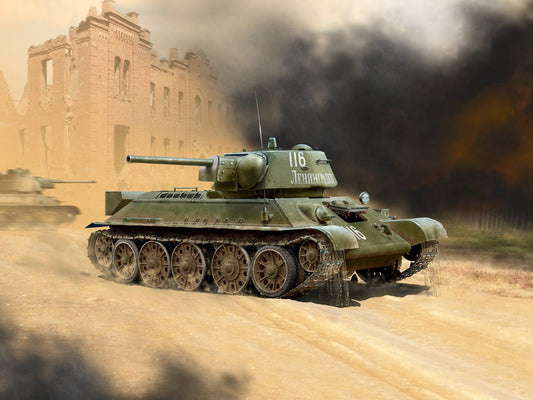 ?-34/76 (Early 1943 Production), WWII Soviet Medium Tank ICM35365