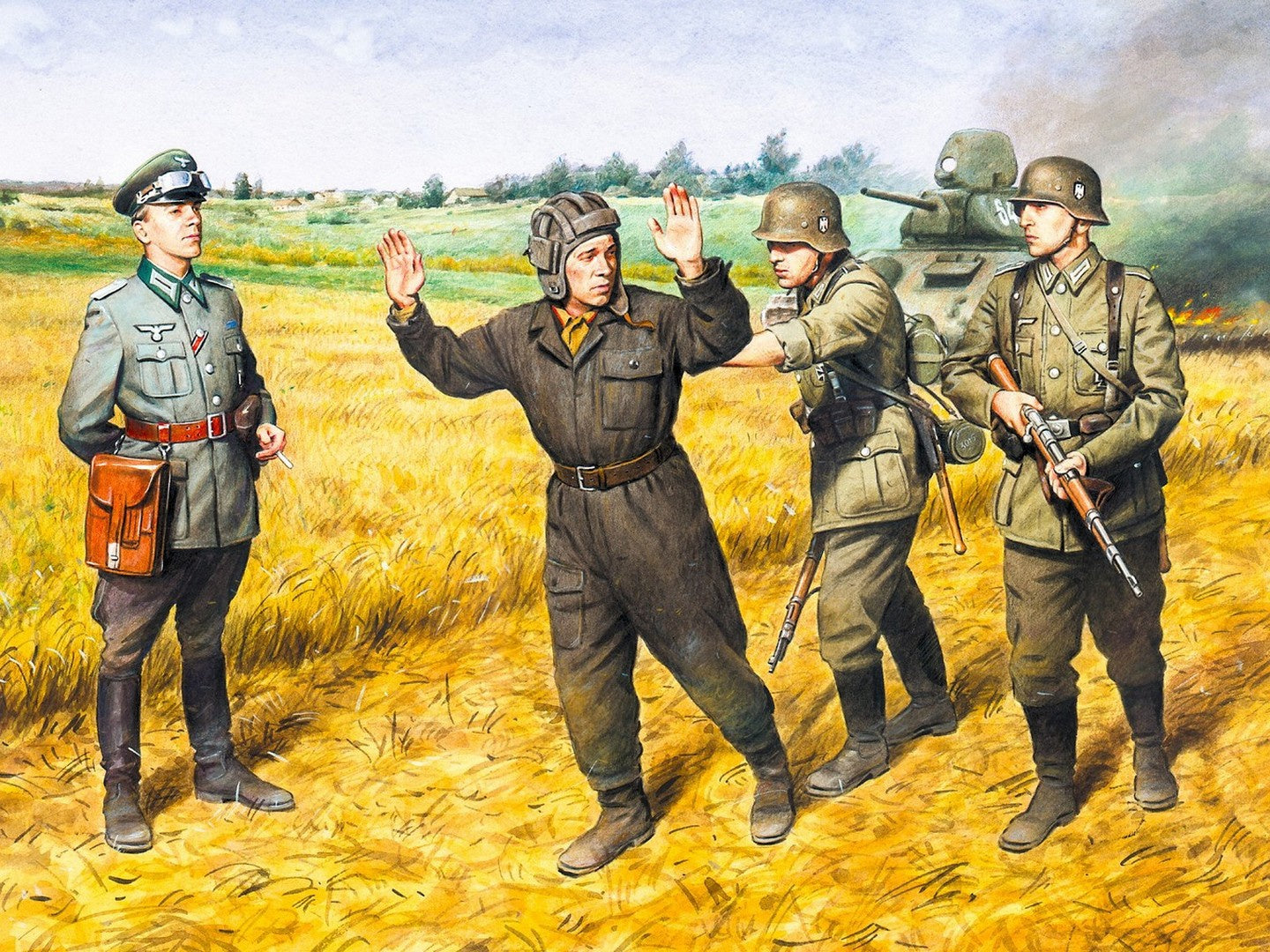 Operation Barbarossa, June 22nd, 1941 with 4 Figures ICM35391
