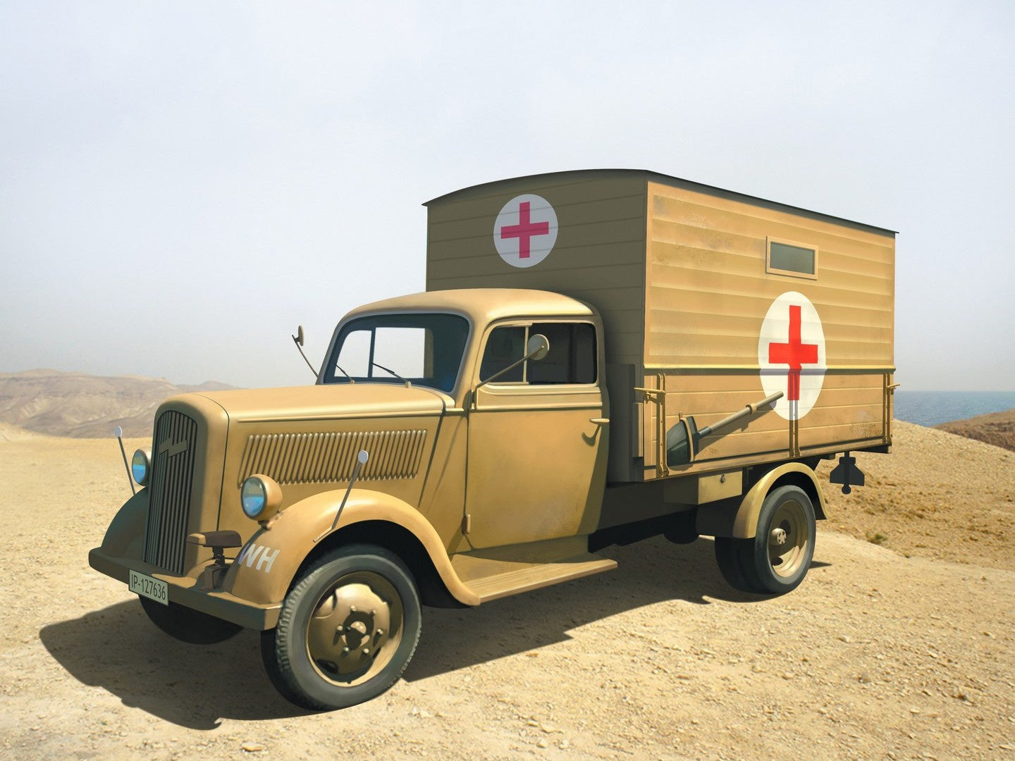 Typ 2,5-32 with Shelter, WWII German Ambulance Truck ICM35402
