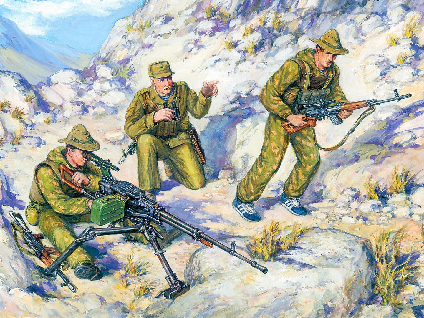 Soviet Special Troops (1979-1988) 3 Figures ICM35501