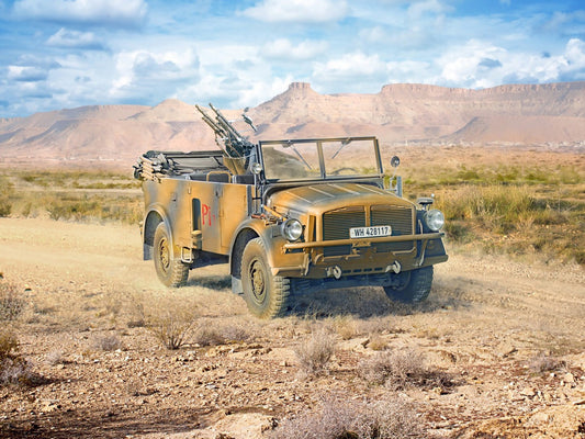 s.E.Pkw Kfz.70 with Zwillingssockel 36, WWII German Military Vehicle ICM35503