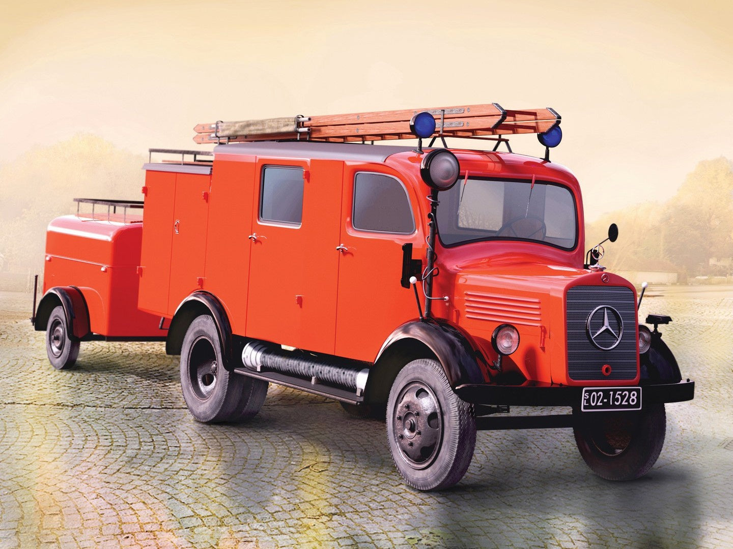 L1500S LF 8, German Light Fire Truck ICM35527
