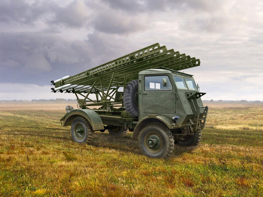 BM-13-16 on W.O.T. 8 Chassis, WWII Soviet MLRS ICM35591