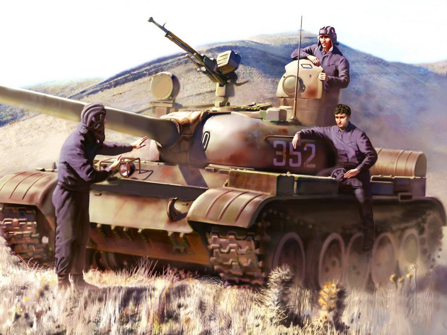 Soviet Tank Crew (1979-1988) 3 Figures ICM35601