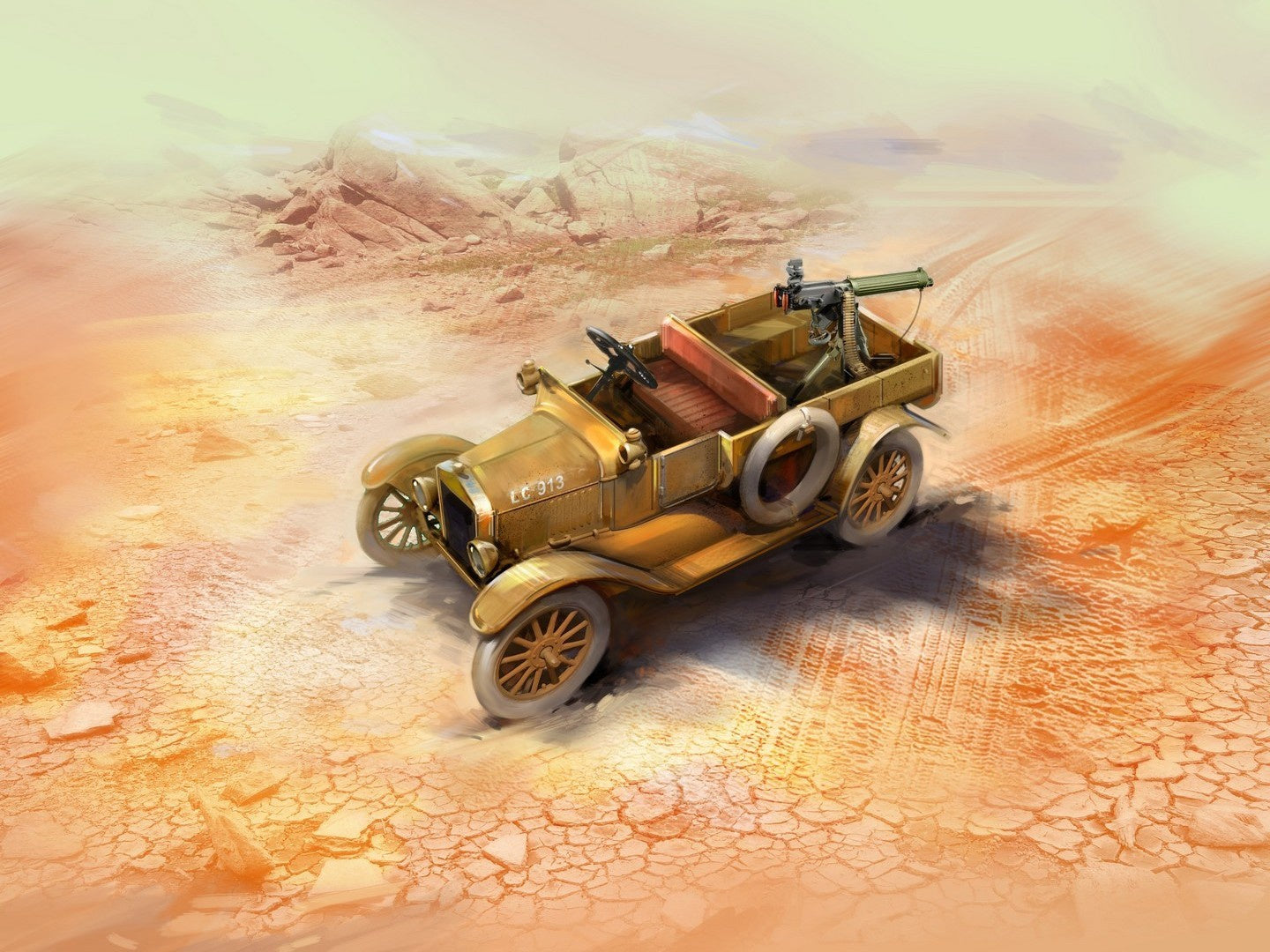 Model T 1917 LCP with Vickers MG, WWI ANZAC Car ICM35607