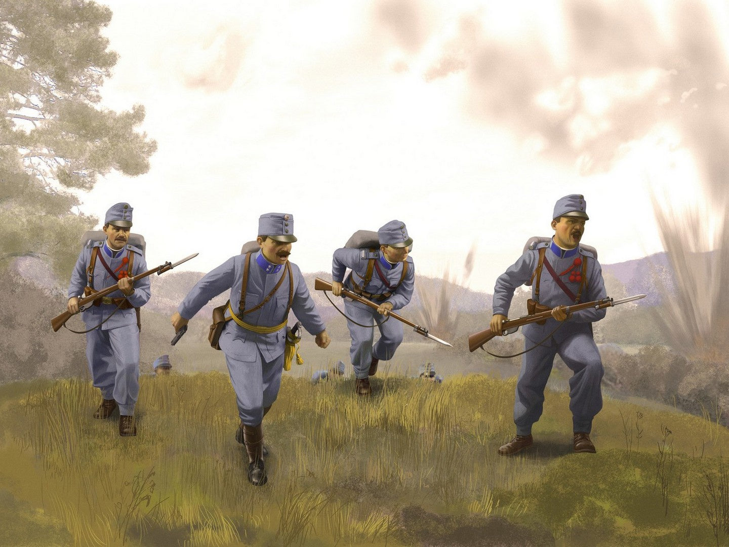 Austro-Hungarian Infantry (1914) 4 Figures ICM35673