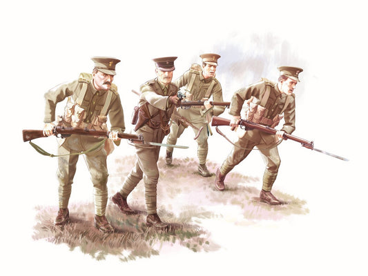 British Infantry (1914) 4 Figures ICM35684