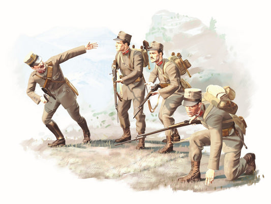 Italian Infantry (1915) 4 Figures ICM35687