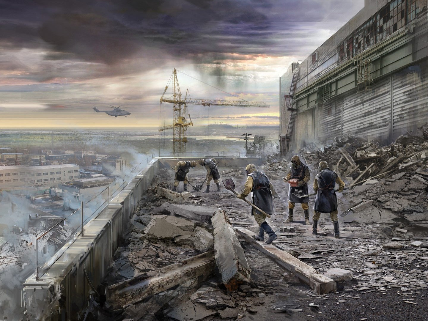 Chernobyl #4 Deactivators (4 Figures) ICM35904