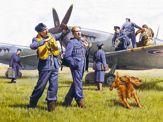 RAF Pilots & Ground Personnel (1939-1945) 7 Figures ICM48081