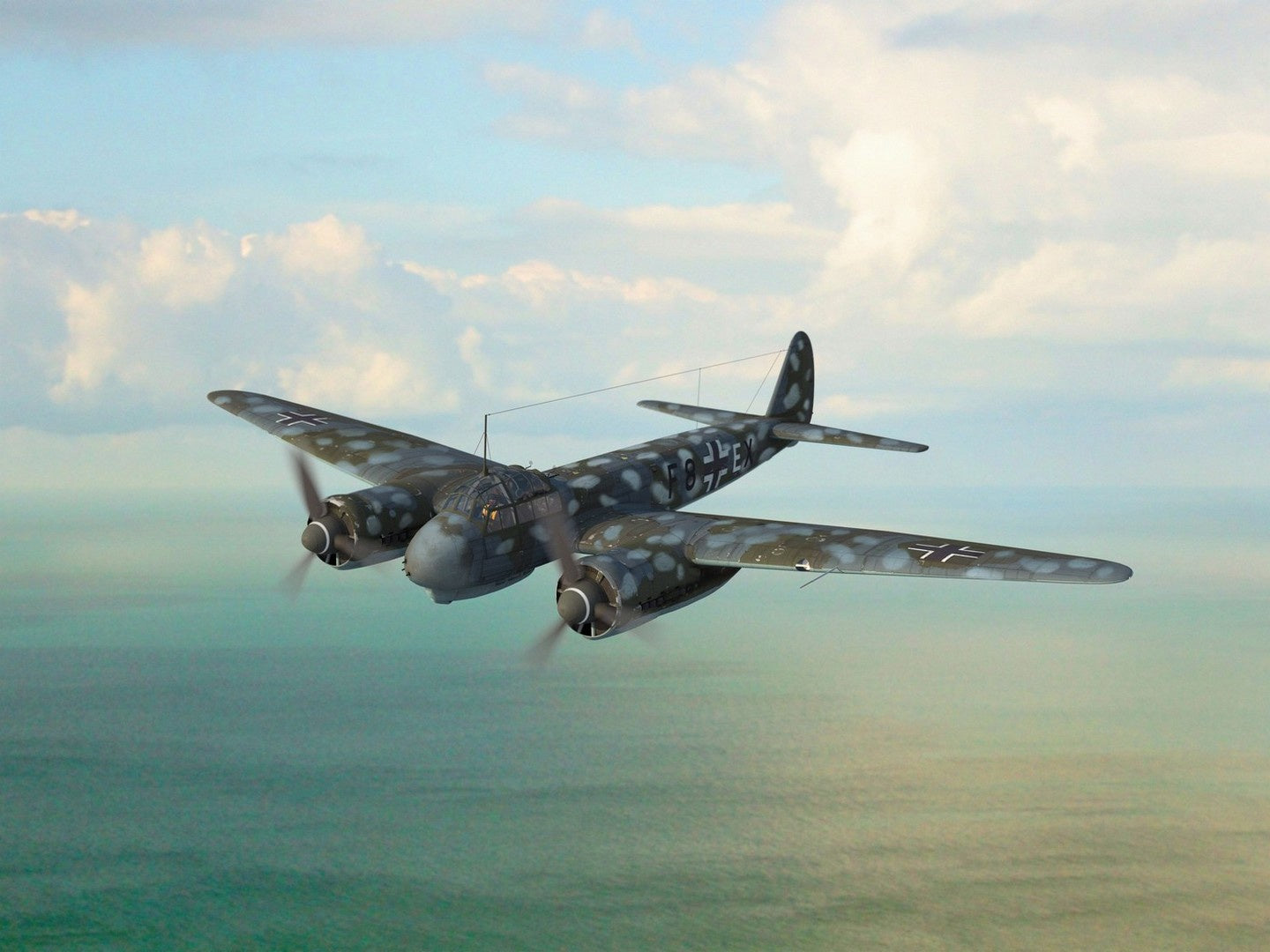 Ju 88?-6, WWII German Heavy Fighter Plane ICM48238