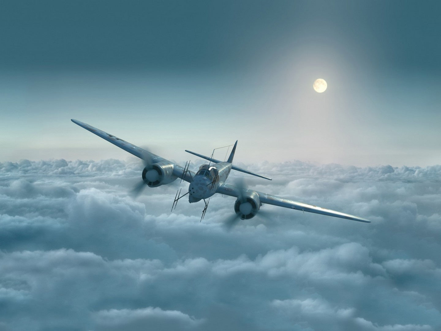 Ju 88?-6b, WWII German Night Fighter Plane ICM48239